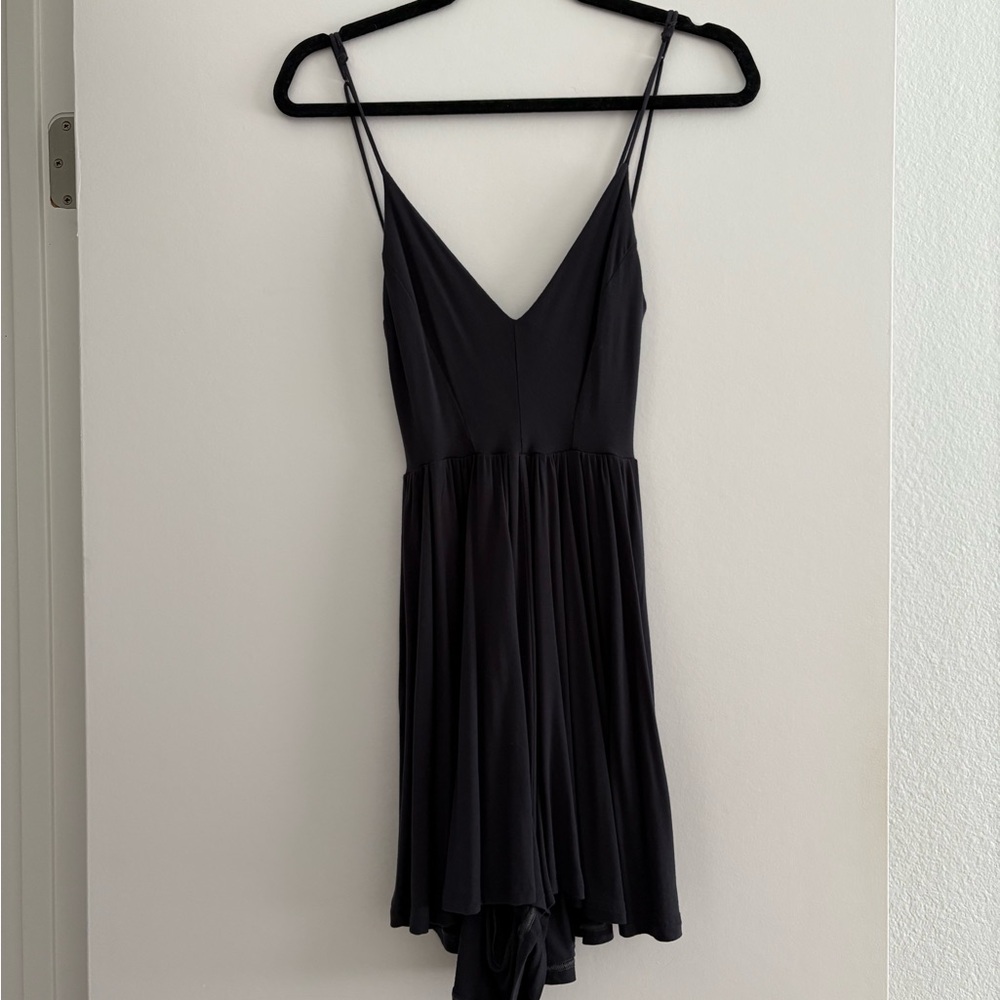 Sam Edelman Black Spaghetti Strap Romper
